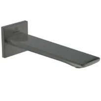Ideal Standard Conca écoulement mural pour rob bain/douche (set de finition) Brushed Gun metal