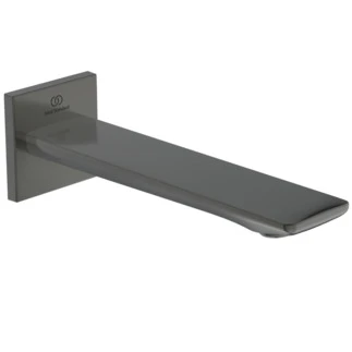 Ideal Standard Conca écoulement mural pour rob bain/douche (set de finition) Brushed Gun metal