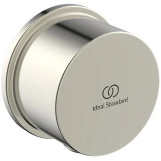 Ideal Standard IdealRain muuraansluitbocht rond - RVS look