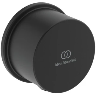 Ideal Standard IdealRain muuraansluitbocht rond - Silk black