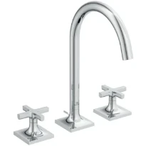 Ideal Standard Joy Neo rob lavabo 3-trous avec trop plein en metal 5l/min poignée en croix chromé