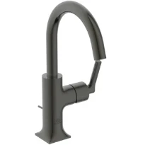 Ideal Standard Joy Neo rob lavabo écoulement haut PICCOLO avec trop plein 5l/min Brushed Gun metal