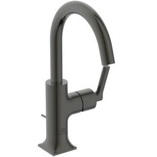 Ideal Standard Joy Neo rob lavabo écoulement haut PICCOLO avec trop plein 5l/min Brushed Gun metal