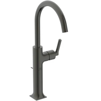 Ideal Standard Joy Neo rob lavabo écoulement haut rehaussé avec trop plein 5l/min Brushed Gun metal
