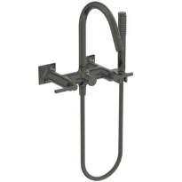 Ideal Standard Joy Neo rob bain/douche poignée droite avec douchette à main set 1 fonction Brushed Gun metal