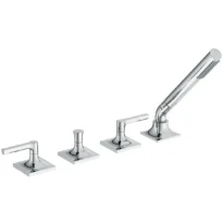 Ideal Standard Joy Neo rob bain/douche 4-trous remplissage via trop plein poignée droite chromé