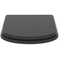 Ideal Standard Calla Couvercle et abbatant fin en bois - Zwart | Noir