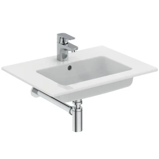 Ideal Standard Tempo vanity lavabo 610 x 450 mm - blanc - avec trou de robinet - avec trop-plein