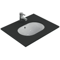 Ideal Standard Connect lavabo sous plan ovale 480 x 350 mm - blanc - sans trou de robinet - avec trop-plein