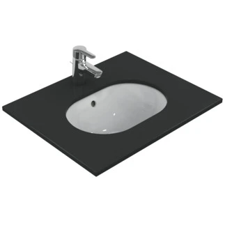 Ideal Standard Connect lavabo sous plan ovale 480 x 350 mm - blanc - sans trou de robinet - avec trop-plein
