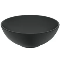 Ideal Standard Strada O lavabo à poser rond 410 mm - noir mat - sans trou de robinet - sans trop-plein