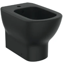 Ideal Standard Tesi Bidet sur pied back to wall (set de fixation au sol inlus) emballage prêt à porter - Silk black