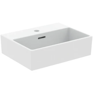 Ideal Standard Extra lave-mains 450 x 350 mm - blanc mat - avec trou de robinet - avec trop-plein