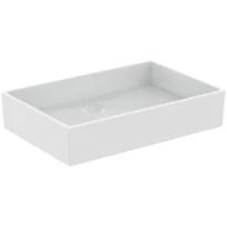 Ideal Standard Extra lavabo à poser 600 x 400 mm - blanc mat - sans trou de robinet - sans trop-plein