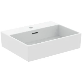 Ideal Standard Extra lavabo à poser 500 x 400 mm - blanc mat - avec trou de robinet - avec trop-plein