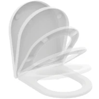 Ideal Standard Blend Curve abattant et couvercle wrap-over slow closing (easy take-off) - Silk white