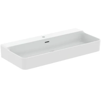 Ideal Standard Conca lavabo 1000 x 450 mm - blanc - avec trou de robinet - avec trop-plein - aplati pour montage sur étagère