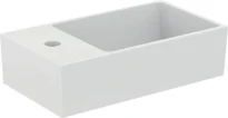 Ideal Standard Extra lave-mains 450 x 250 mm - blanc - avec trou de robinet gauche - avec trop-plein