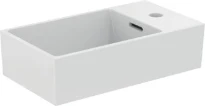 Ideal Standard Extra lave-mains 450 x 250 mm - blanc - avec trou de robinet droite - avec trop-plein