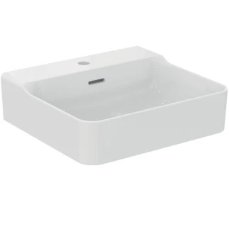 Ideal Standard Conca lavabo 500 x 450 mm - blanc - avec trou de robinet - avec trop-plein - aplati pour montage sur étagère