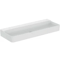 Ideal Standard Conca lavabo 1200 x 450 mm - blanc - sans trou de robinet - sans trop-plein - aplati pour montage sur étagère