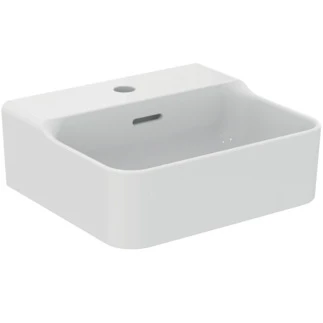 Ideal Standard Conca lavabo 400 x 350 mm - blanc - avec trou de robinet - avec trop-plein - aplati pour montage sur étagère