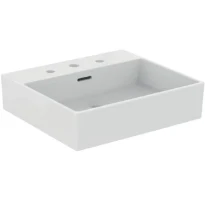 Ideal Standard Extra lavabo 500 x 450 mm - blanc - 3 trous de robinet - avec trop-plein