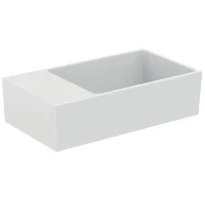 Ideal Standard Extra lave-mains 450 x 250 mm - cuvette droite - blanc - sans trou de robinet - avec trop-plein