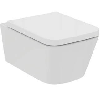 Ideal Standard Blend Cube Abattant et couvercle wrap-over slow closing (easy take-off) - Glossy white