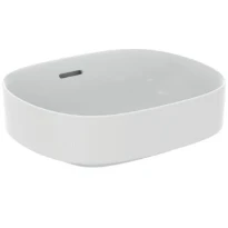 Ideal Standard Linda-X lavabo à poser 450 x 380 mm - blanc mat - sans trou de robinet - avec trop-plein
