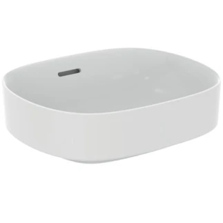 Ideal Standard Linda-X lavabo à poser 450 x 380 mm - blanc mat - sans trou de robinet - avec trop-plein