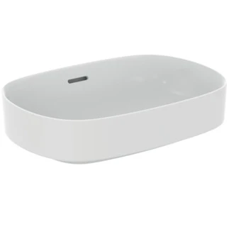 Ideal Standard Linda-X lavabo à poser 550 x 380 mm - blanc mat - Diamatec - sans trou de robinet - avec trop-plein