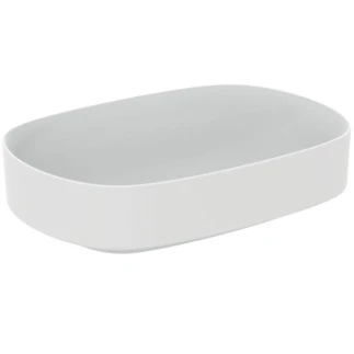 Ideal Standard Linda-X lavabo à poser 550 x 380 mm - blanc mat - sans trou de robinet - sans trop-plein