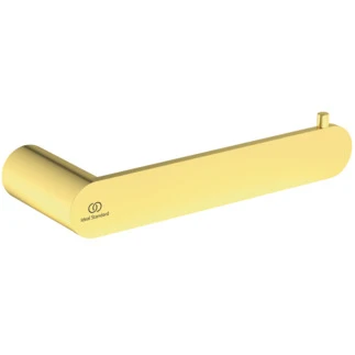 Ideal Standard Conca toiletrolhouder zonder deksel rond design - Brushed Gold