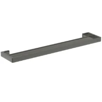 Ideal Standard Conca Double porte serviette 600 mm conception carrée - Brushed Gun Metal