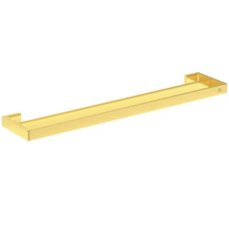 Ideal Standard Conca Double porte serviette 600 mm conception carrée - Brushed Gold
