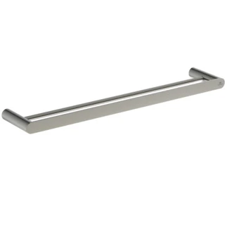 Ideal Standard Conca Double porte serviette 600 mm conception ronde - RVS look | Look RVS
