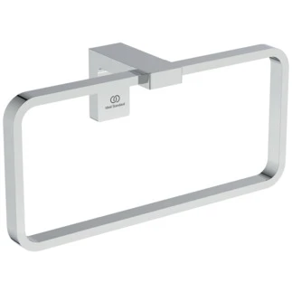 Ideal Standard Conca Anneau de serviette conception carrée - chromé