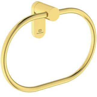 Ideal Standard Conca Anneau de serviette conception ronde - Brushed Gold