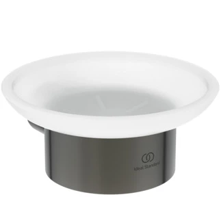 Ideal Standard zeepschaal, gun metal geborsteld