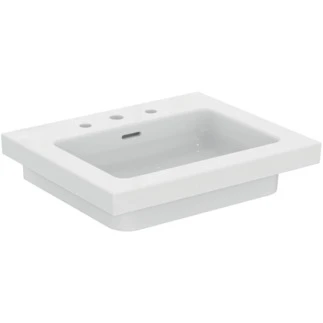 Ideal Standard Extra vanity lavabo 610 x 510 mm - blanc - 3 trous de robinet - avec trop-plein
