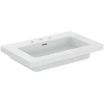 Ideal Standard Extra vanity lavabo 810 x 510 mm - blanc - 3 trous de robinet - avec trop-plein