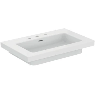 Ideal Standard Extra vanity lavabo 810 x 510 mm - blanc - 3 trous de robinet - avec trop-plein
