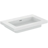 Ideal Standard Extra vanity lavabo 810 x 510 mm - blanc - sans trou de robinet - avec trop-plein