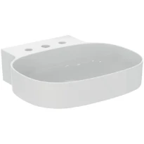 Ideal Standard Linda-X lavabo 500 x 480 mm - blanc - 3 trous de robinet - sans trop-plein
