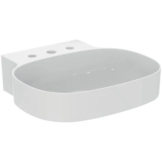 Ideal Standard Linda-X lavabo 500 x 480 mm - blanc - 3 trous de robinet - sans trop-plein