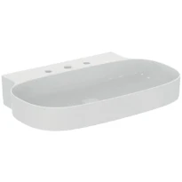 Ideal Standard Linda-X lavabo 750 x 500 mm - blanc - 3 trous de robinet - sans trop-plein