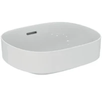 Ideal Standard Linda-X lavabo à poser 450 x 380 mm - blanc - sans trou de robinet - avec trop-plein
