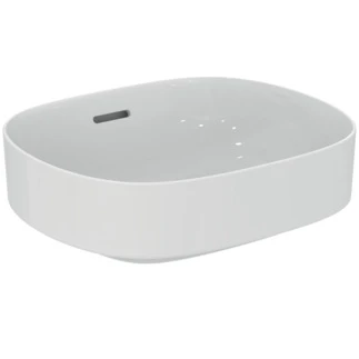 Ideal Standard Linda-X lavabo à poser 450 x 380 mm - blanc - sans trou de robinet - avec trop-plein