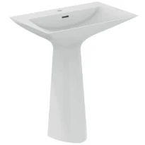 Ideal Standard Tipo-Z lavabo sur pied monobloc 740 x 470 mm - blanc - avec trou de robinet - avec trop-plein